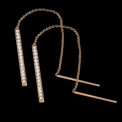 ZE667 Earring in 14k Gold with Diamonds