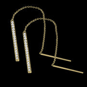 ZE667 Earring in 14k Gold with Diamonds