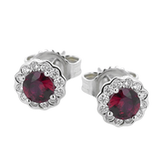 ZE668 Color Earring in 14k Gold with Diamonds