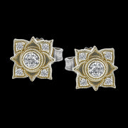 ZE696 Earring in 14k Gold with Diamonds