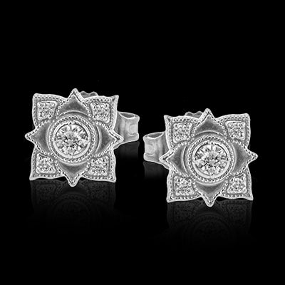 ZE696 Earring in 14k Gold with Diamonds