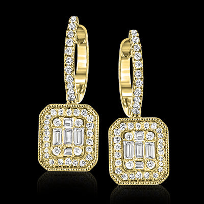 ZE704 Earring in 14k Gold with Diamonds