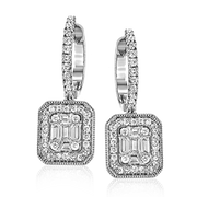 ZE704 Earring in 14k Gold with Diamonds