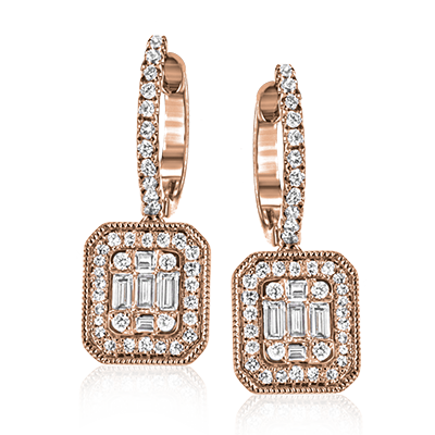 ZE704 Earring in 14k Gold with Diamonds