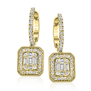 ZE704 Earring in 14k Gold with Diamonds