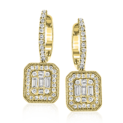 ZE704 Earring in 14k Gold with Diamonds