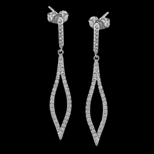 ZE718 Earring in 14k Gold with Diamonds