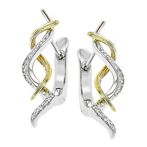 ZE724 Earring in 14k Gold with Diamonds