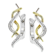 ZE724 Earring in 14k Gold with Diamonds