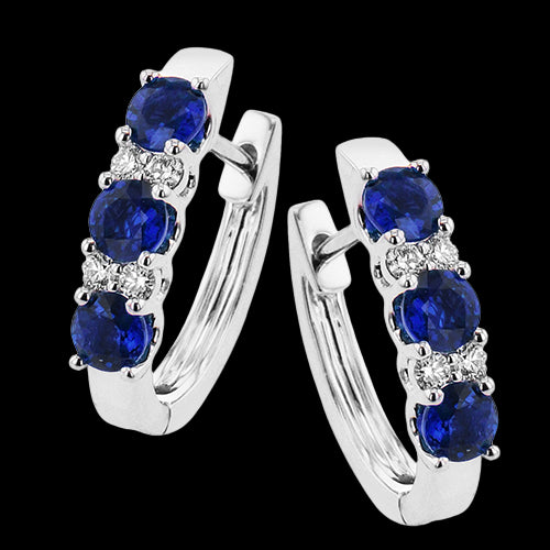 ZE728 Color Earring in 14k Gold with Diamonds