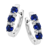 ZE728 Color Earring in 14k Gold with Diamonds
