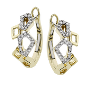 ZE846 Earring in 14k Gold with Diamonds