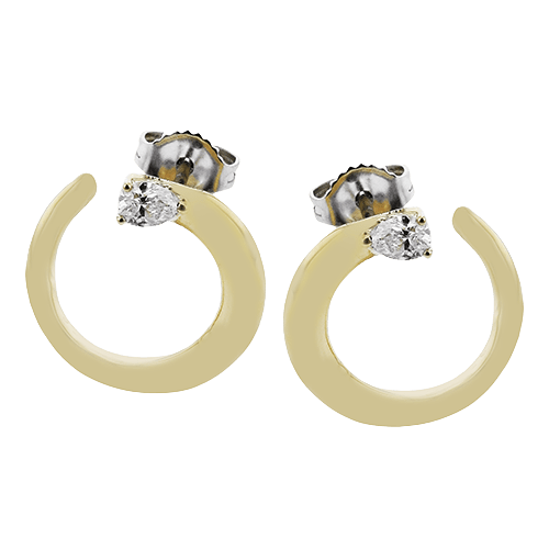 ZE855-Y Earring in 14k Gold