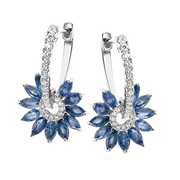 ZE859 Color Earring in 14k Gold with Diamonds