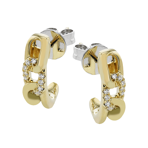 ZE860 Earring in 14k Gold with Diamonds