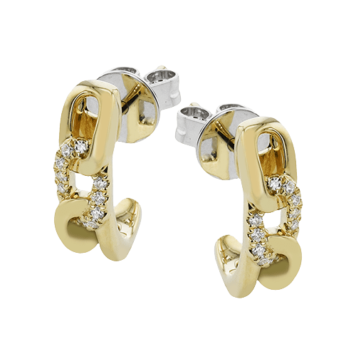 ZE860 Earring in 14k Gold with Diamonds