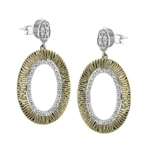 ZE865 Earring in 14k Gold with Diamonds