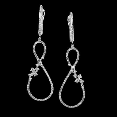 ZE869 Earring in 14k Gold with Diamonds