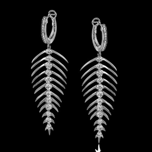 ZE870 Earring in 14k Gold with Diamonds