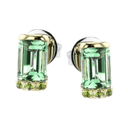 ZE876-Y Color Earring in 14k Gold with Diamonds