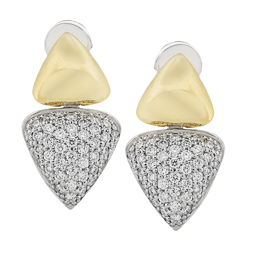 ZE881 Earring in 14k Gold with Diamonds