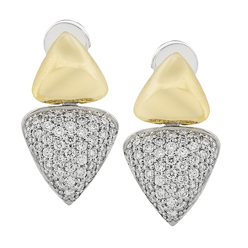 ZE881 Earring in 14k Gold with Diamonds