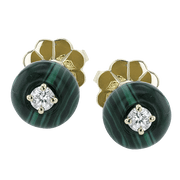 ZE883 Color Earring in 14k Gold with Diamonds