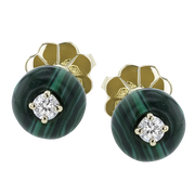 ZE883 Color Earring in 14k Gold with Diamonds