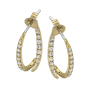 ZE890 Earring in 14k Gold with Diamonds