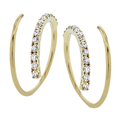 ZE892 Earring in 14k Gold with Diamonds