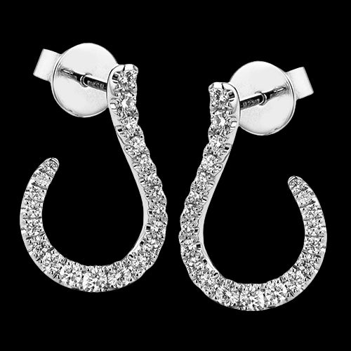 ZE897 Earring in 14k Gold with Diamonds