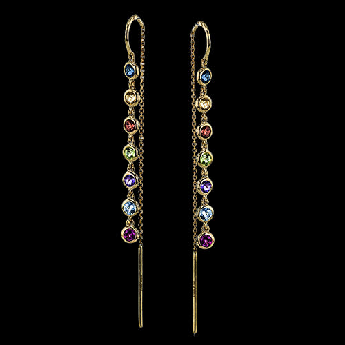 ZE899 Color Earring in 14k Gold