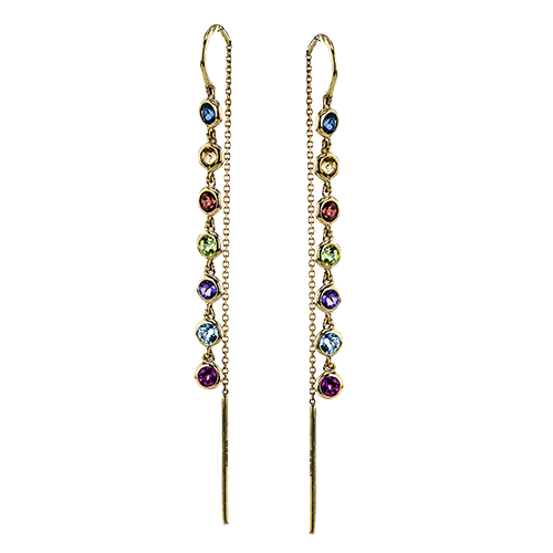 ZE899 Color Earring in 14k Gold