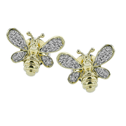 ZE912 Earring in 14k Gold with Diamonds