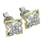 ZE914 Earring in 14k Gold with Diamonds