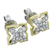 ZE914 Earring in 14k Gold with Diamonds