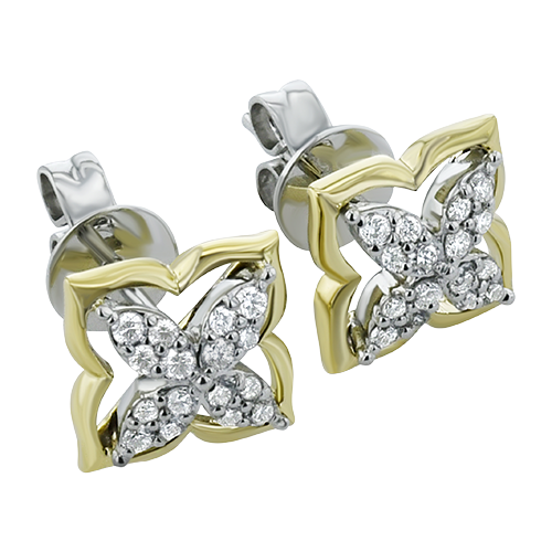 ZE914 Earring in 14k Gold with Diamonds