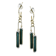 ZE916 Color Earring in 14k Gold with Diamonds