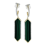 ZE917 Color Earring in 14k Gold with Diamonds