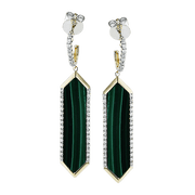 ZE917 Color Earring in 14k Gold with Diamonds