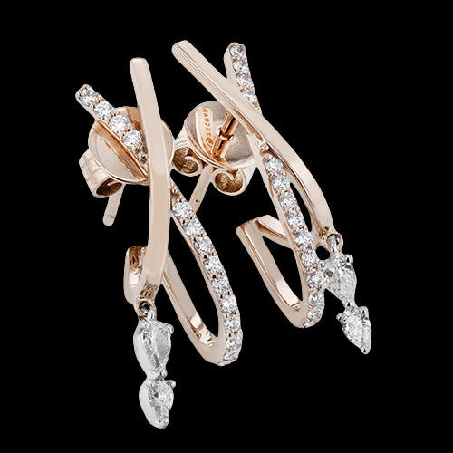 ZE991 Earring in 14k Gold with Diamonds