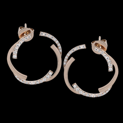 ZE992 Earring in 14k Gold with Diamonds