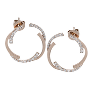 ZE992 Earring in 14k Gold with Diamonds