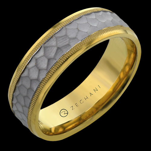 ZM101 Men Ring in 14k Gold