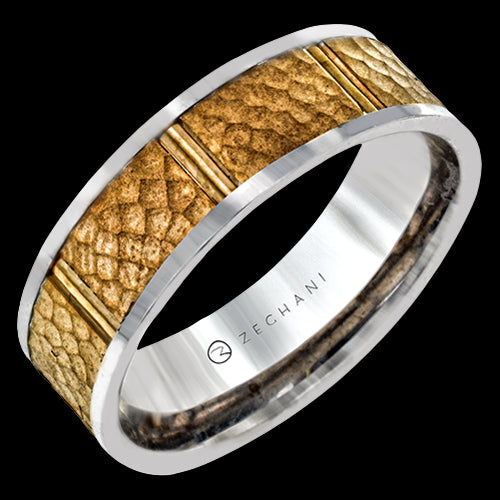 ZM109 Men Ring in 14k Gold
