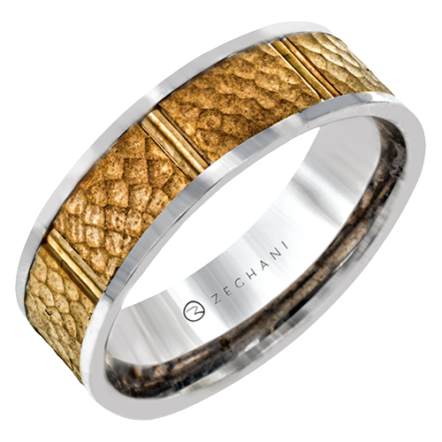 ZM109 Men Ring in 14k Gold