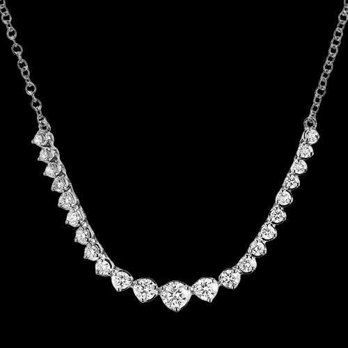 ZN115 Necklace in 14k Gold with Diamonds