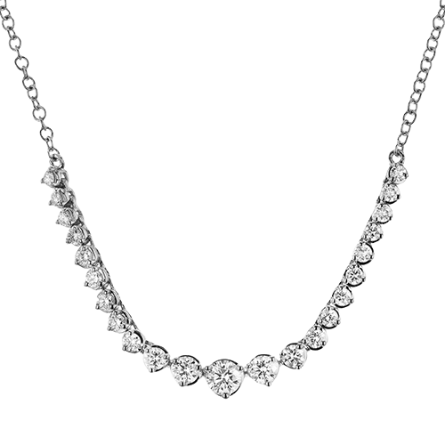 ZN115 Necklace in 14k Gold with Diamonds