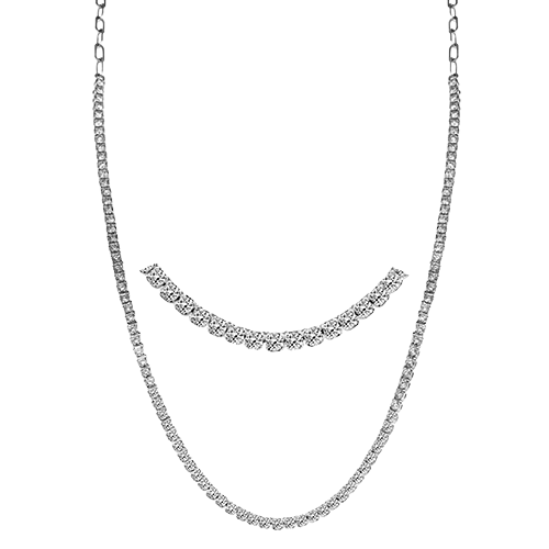 ZN119 Necklace in 14k Gold with Diamonds