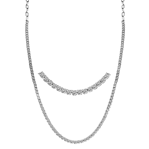 ZN119 Necklace in 14k Gold with Diamonds